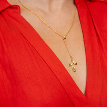 Load image into Gallery viewer, grace herb arruda necklace solitaire 18K gold sustainable jewelry