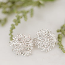Load image into Gallery viewer, lemon cypress earrings silver